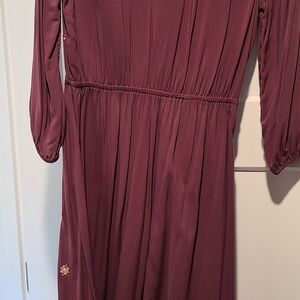 Short long sleeve purple dress. Never worn.